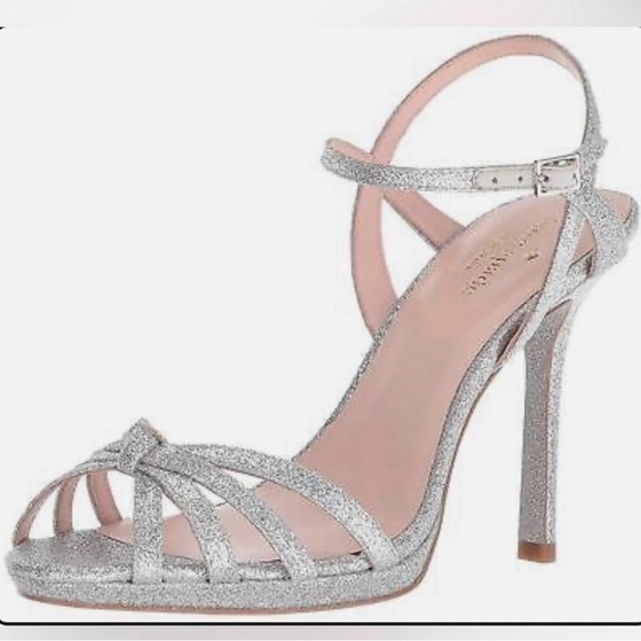 Elegant Silver Strappy Heels - Picture 10 of 10